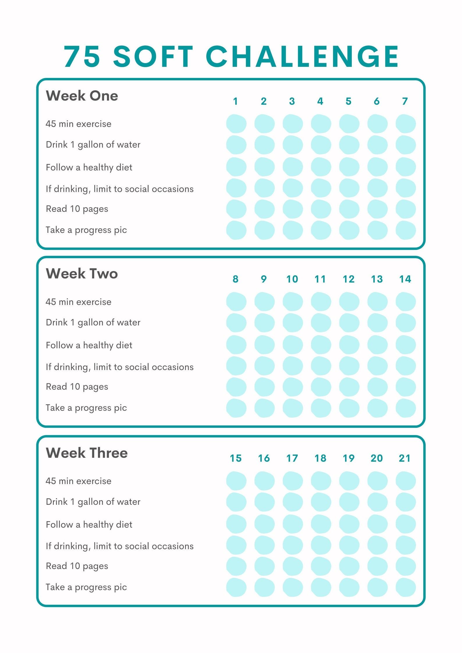 Essential Tips to Achieve the Target of 75 Soft Challenge