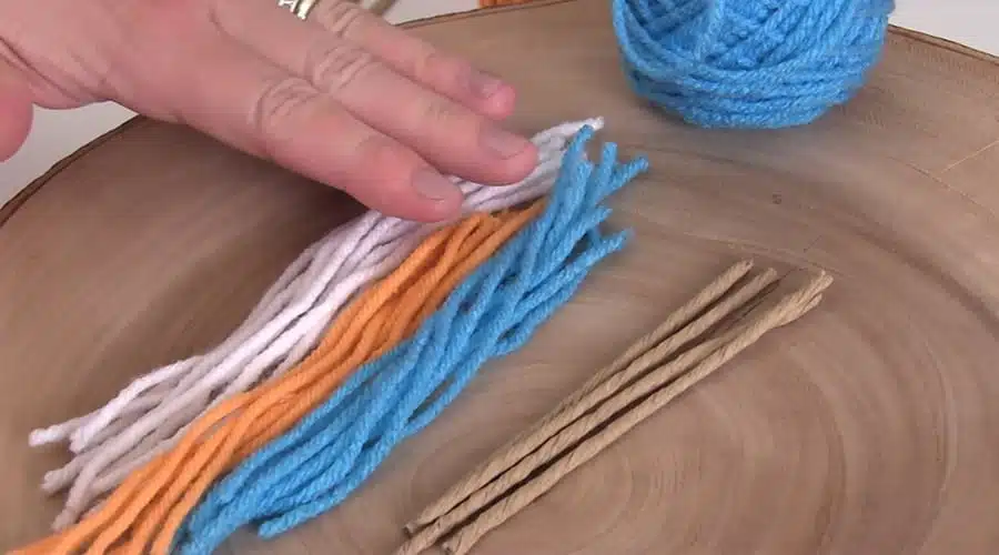 Fiber Feather Dream Catcher