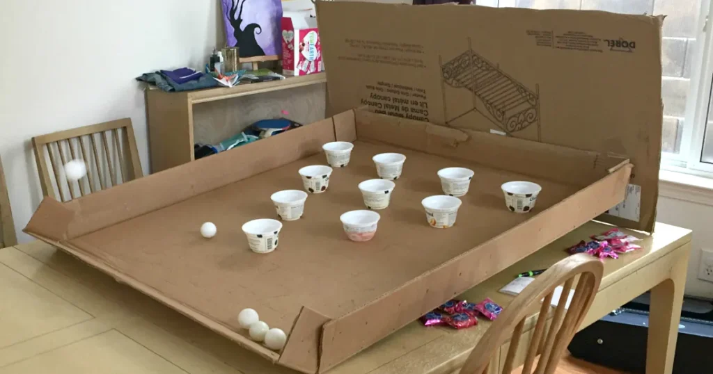 Fun Ping Pong-Glass Game