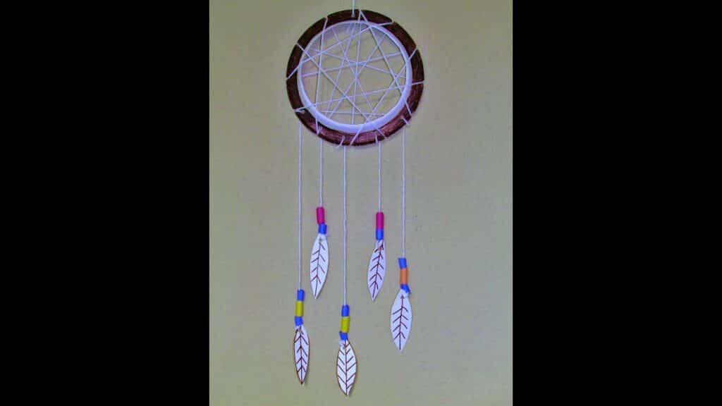 Paper Plate Dream Catcher