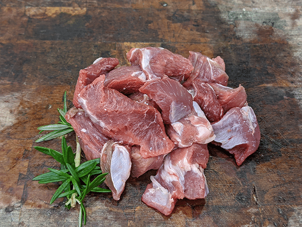 Preparing the Beef Tips
