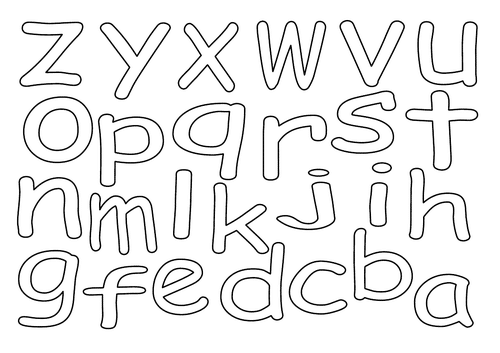 Reciting ABCs Backwards