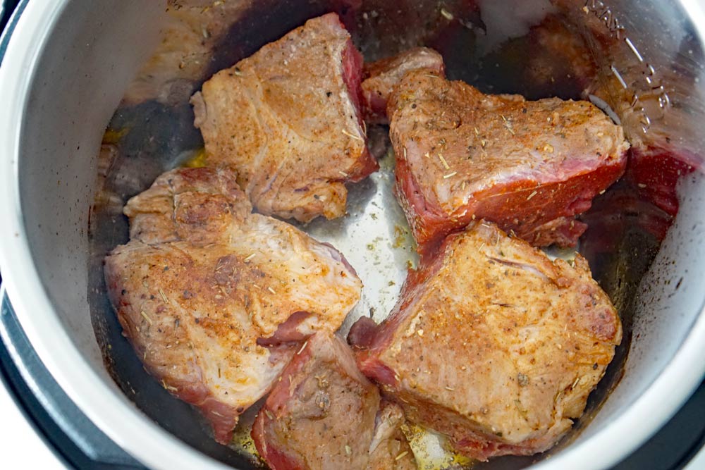 Sear the Meat and Prepare the Broth