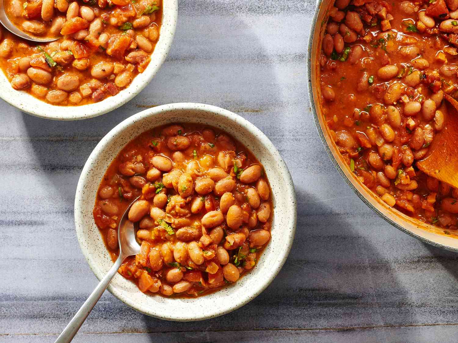 Serve the Instant Pot of Pinto Beans