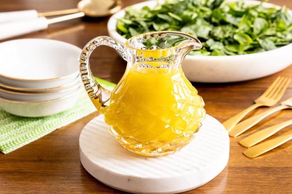 The Healthy White Balsamic Vinaigrette