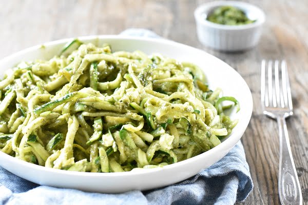 Zucchini Noodles with Pesto