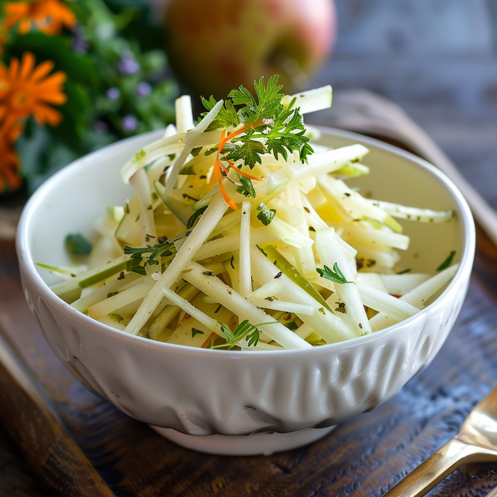 Apple Celery Root Slaw
