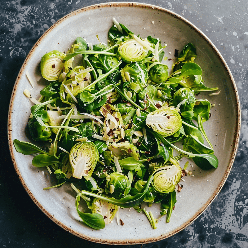 Shaved Brussels Sprout Salad
