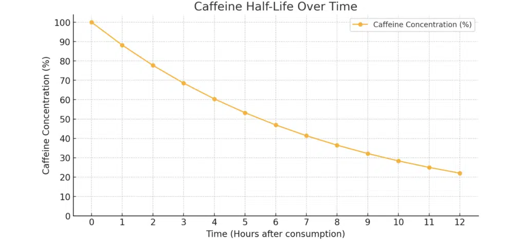 5-6 Hours Caffeine Half-Life