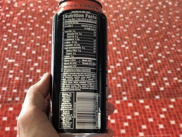 Bang Energy Main Ingredients