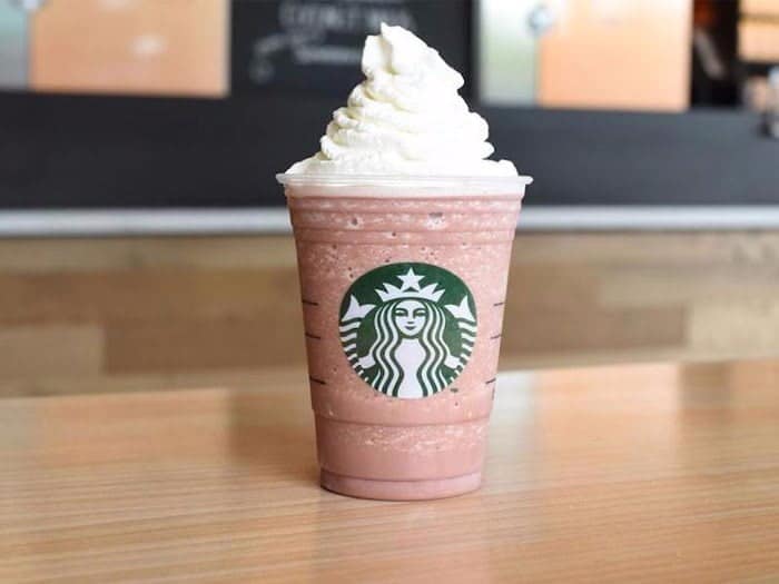 Blended Strawberry Lemonade Crème Frappuccino