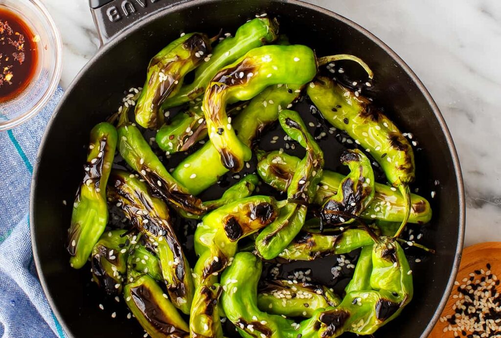 Blistered Shishito Peppers