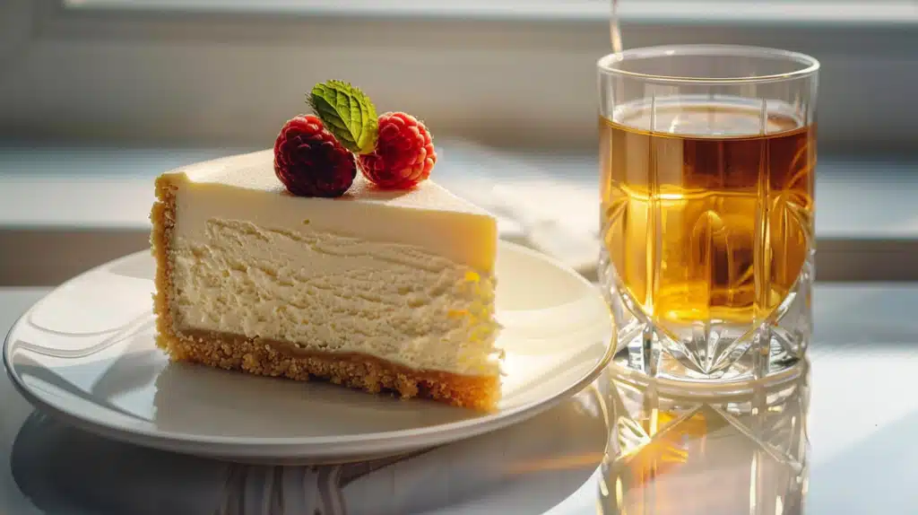 Cheesecake with Citrusy Scotch