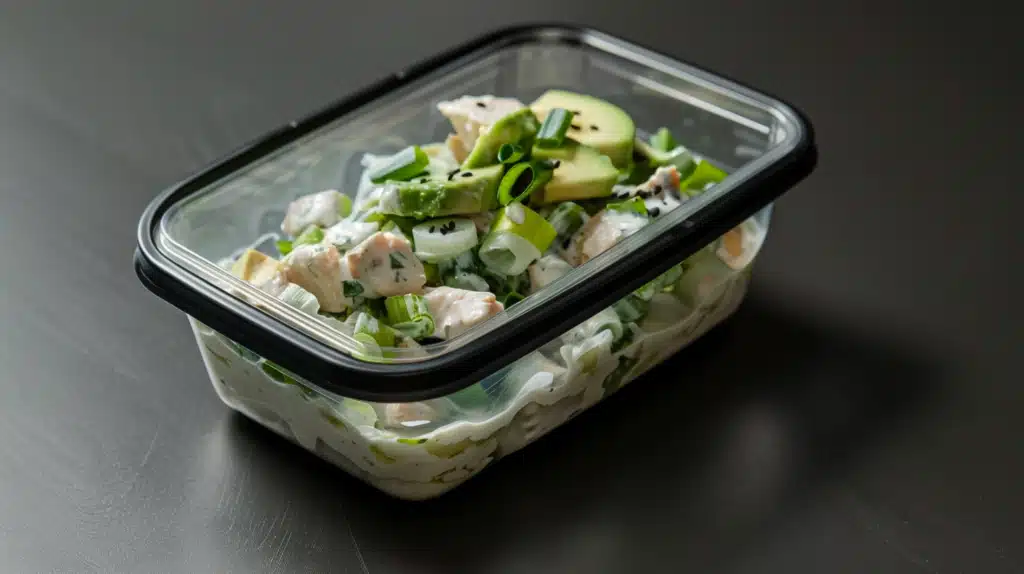 Chicken Salad Freezing Process