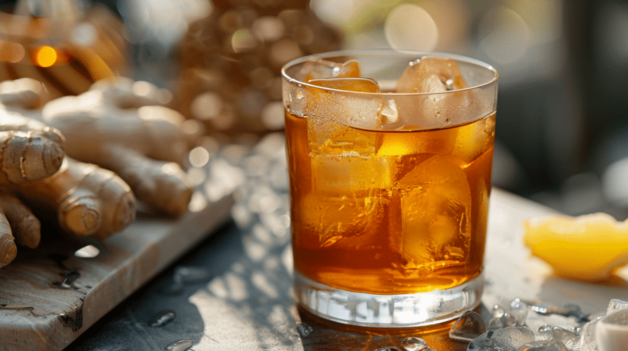 Chilled Ginger Tea