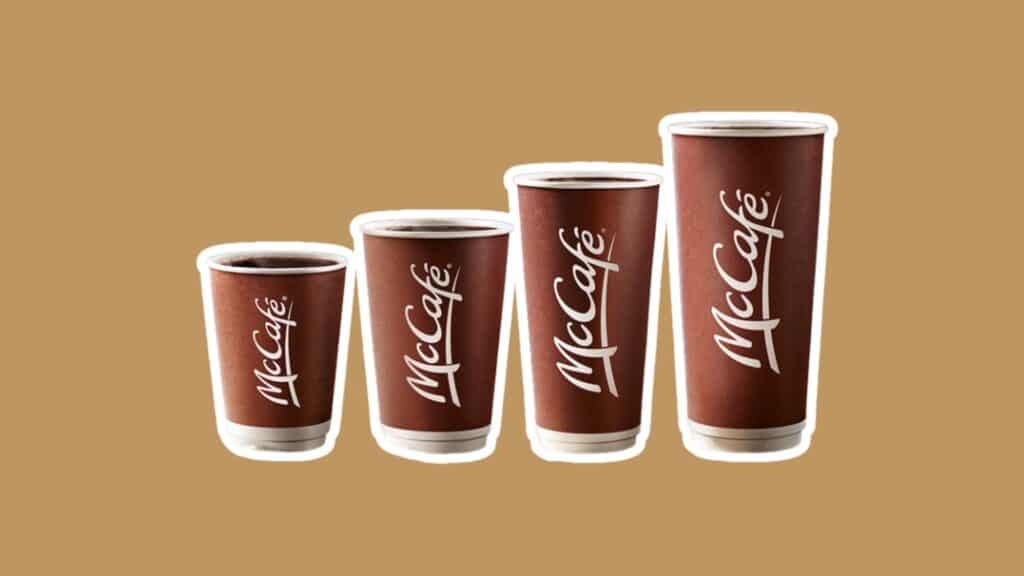 Coffee Sizes In McDonald's