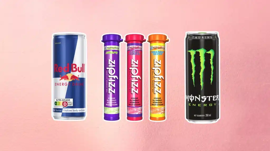 Comparison of Zipfizz with Mainstream Energy Drinks