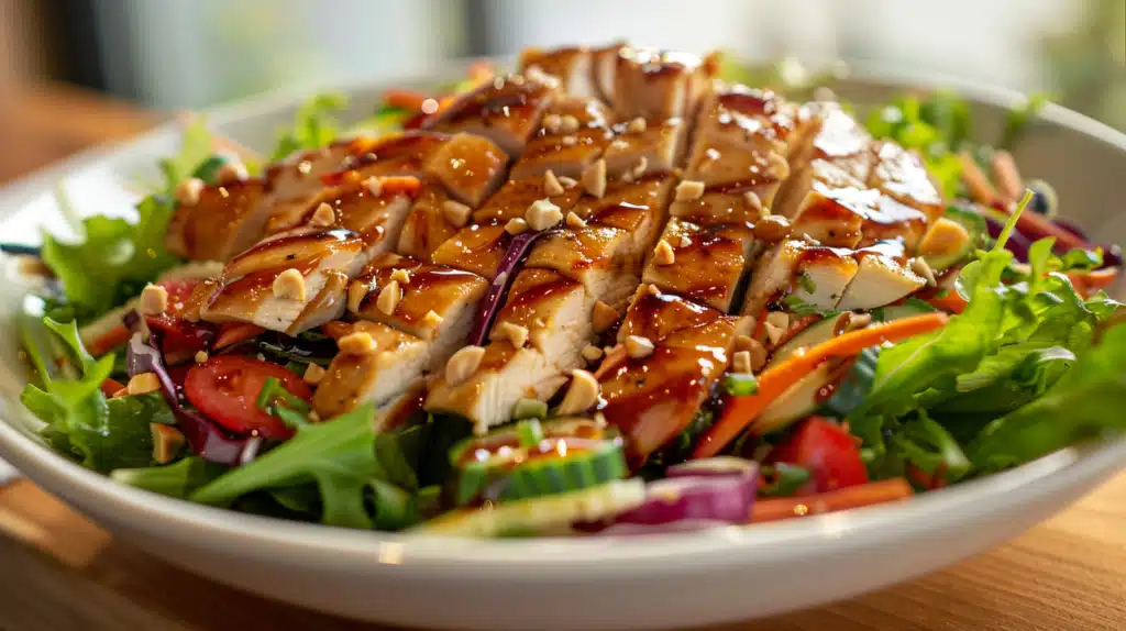 Crunchy Thai Peanut Chicken Salad
