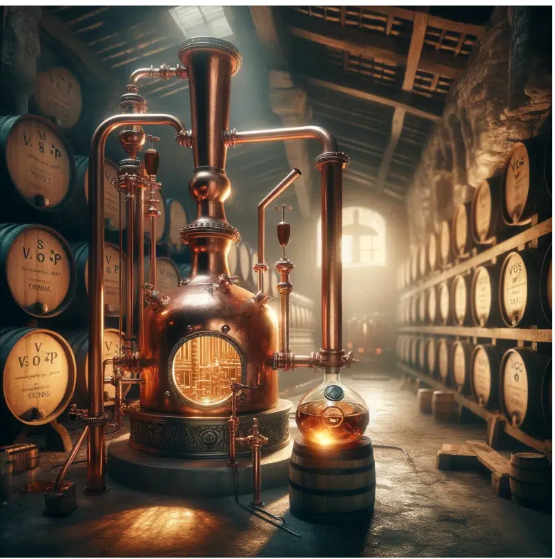 Distillation and Aging Process of Cognac