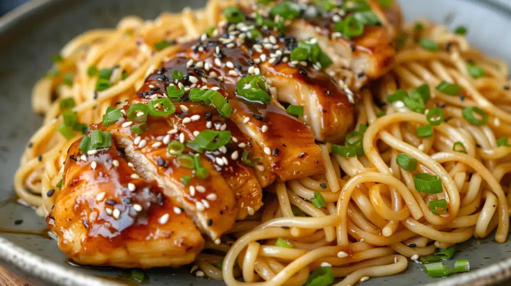 Healthy Peanut Noodles