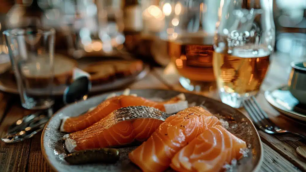 Smoked Salmon and Peaty Scotch