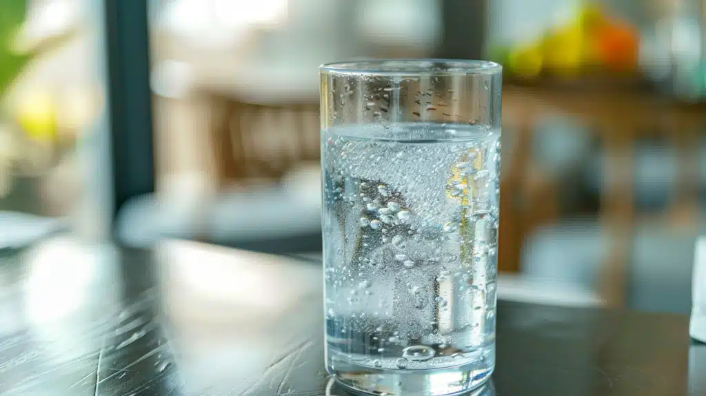 Sparkling Water with Ginger Syrup