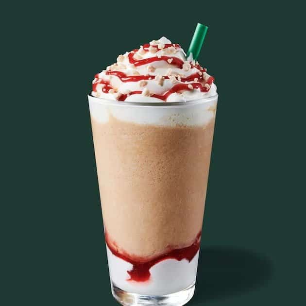 Strawberry Funnel Cake Crème Frappuccino