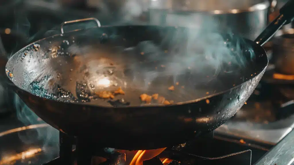 Techniques for Seasoning a Wok