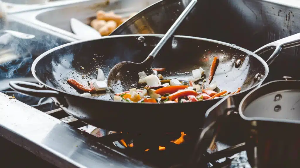 Tools Required for Seasoning a Wok