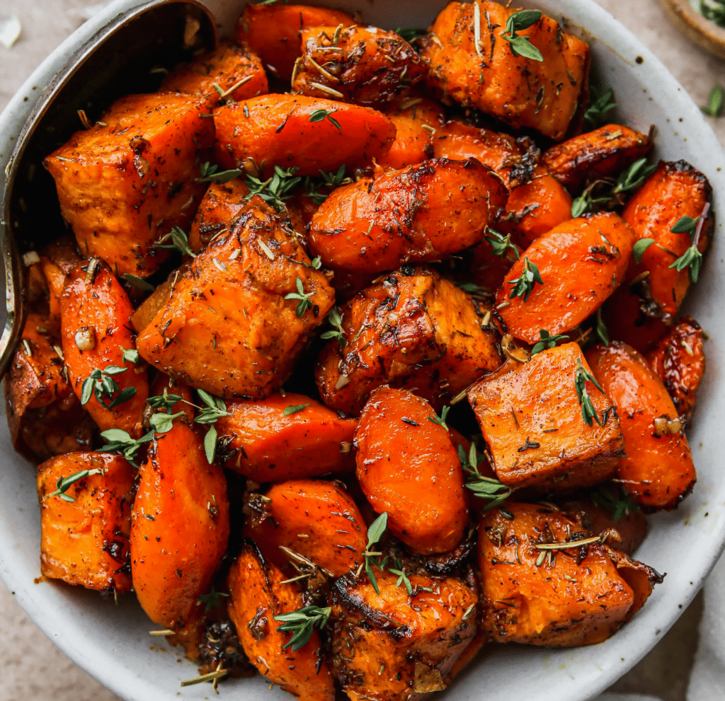 Baked Sweet Potatoes with Spices