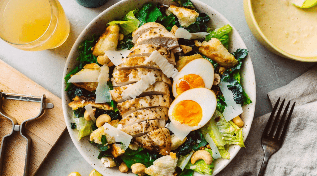 Chicken Caesar Dipper Salad