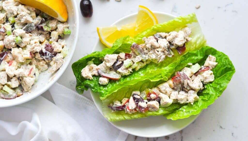 Chicken Salad Lettuce Wraps