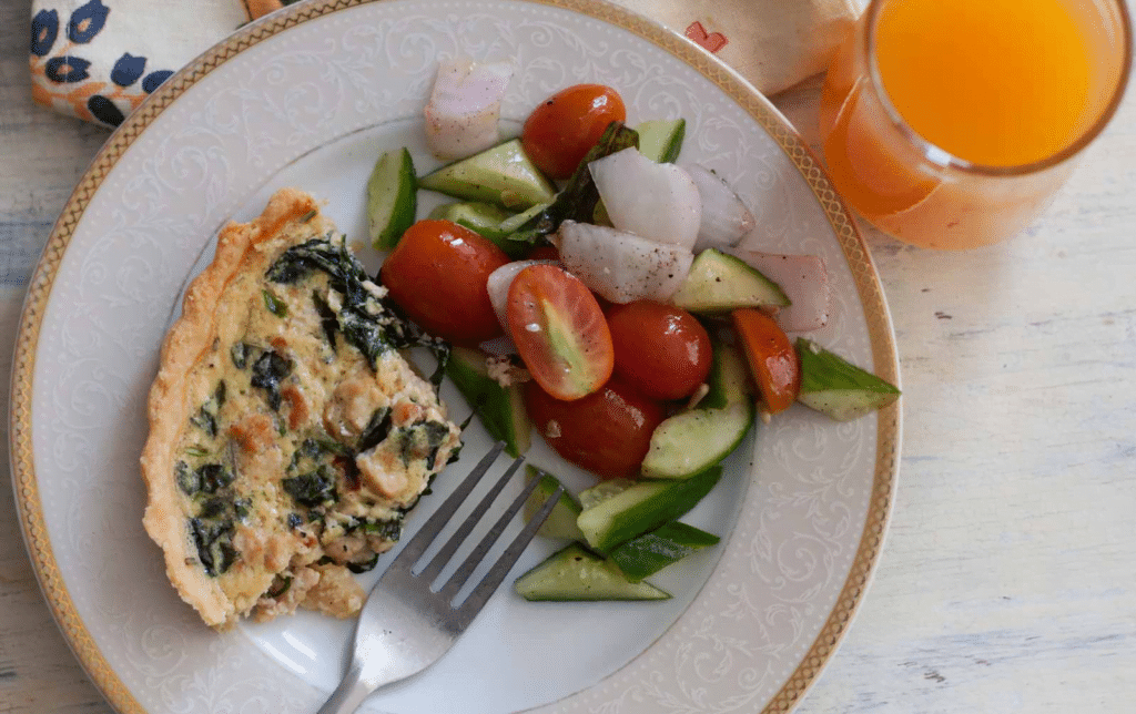 Chicken Salad Quiche