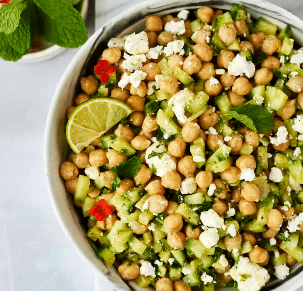 Chickpea and Cucumber Salad