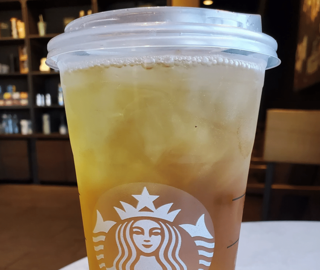 Iced Green Tea Lemonade (light on lemonade)