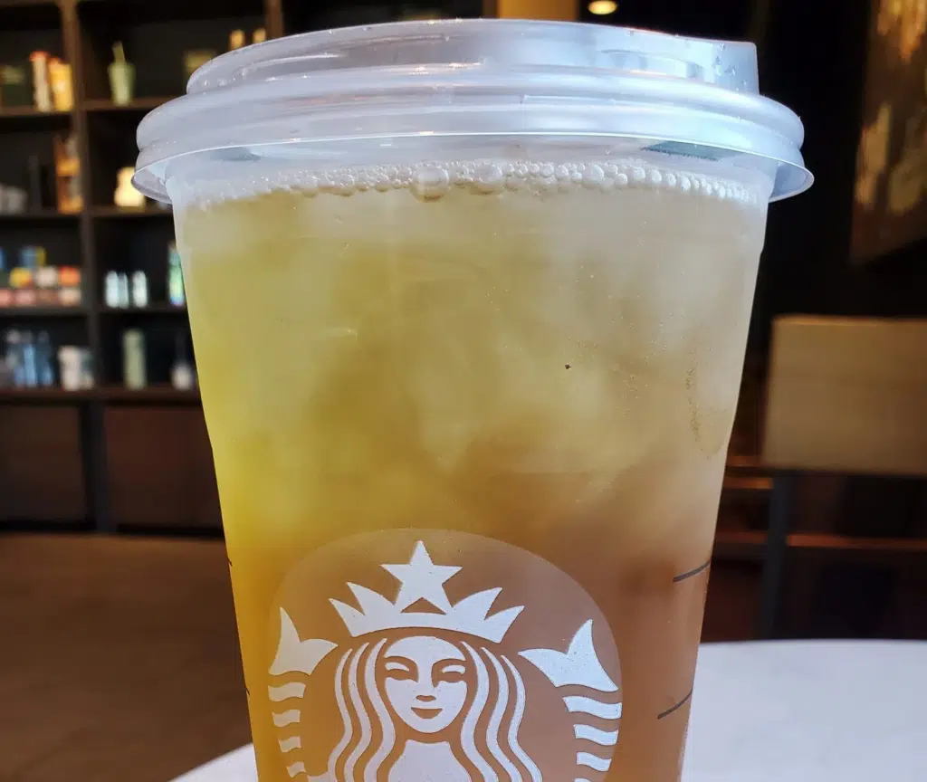 Iced Green Tea Lemonade (light on lemonade)