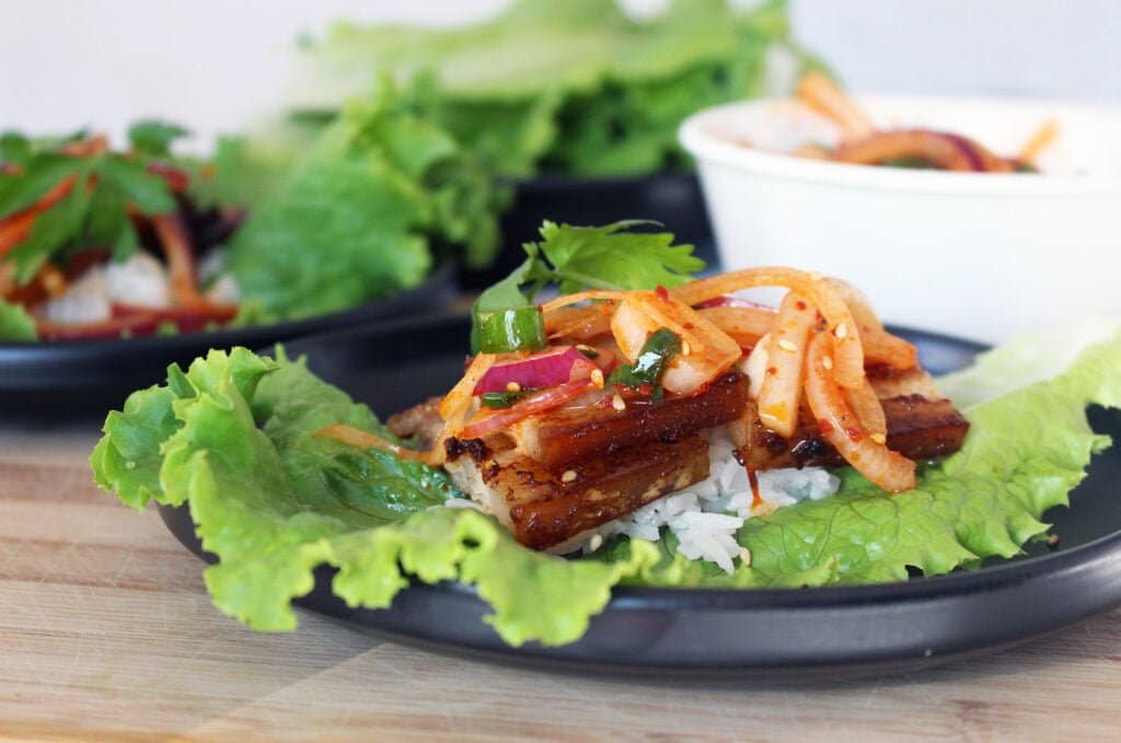 Pork Lettuce Wraps