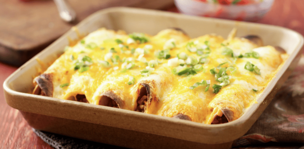 Pork Ragu Enchiladas