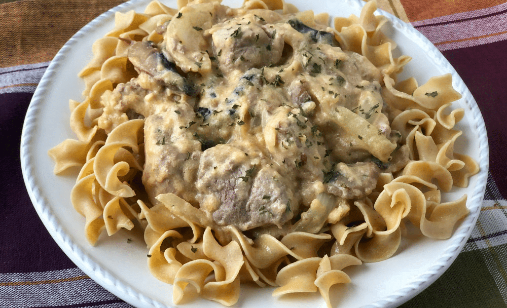 Pork Stroganoff