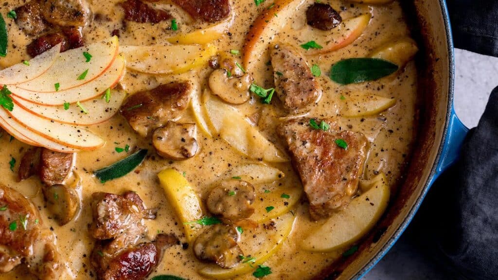 Pork and Apple Bake