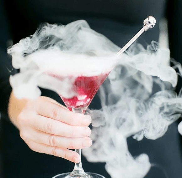 Smoking Blueberry Lavender Martini