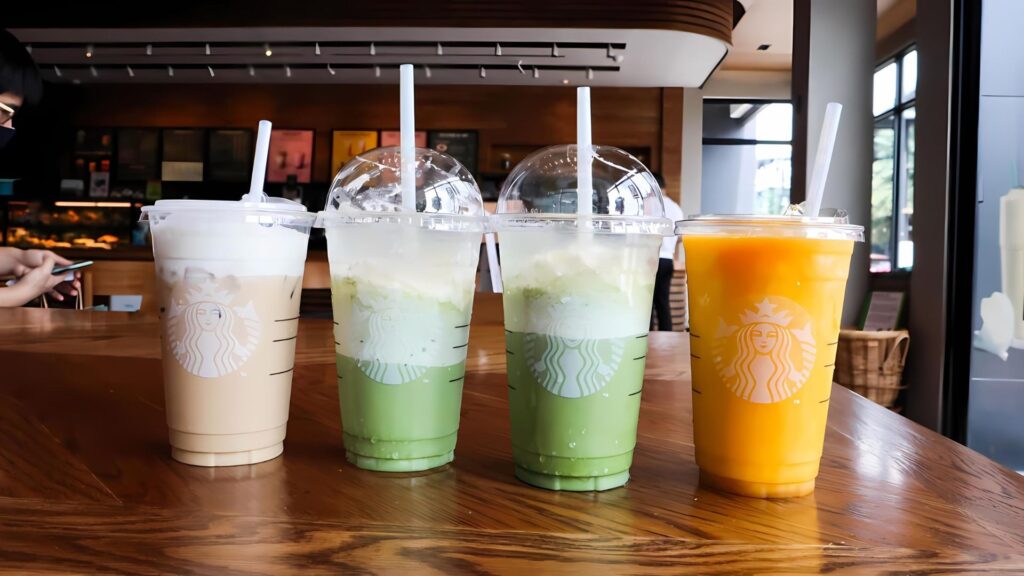Standard Smoothie Menu of Starbucks