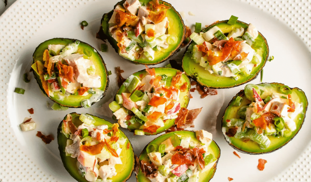 Stuffed Avocado with Chicken Salad