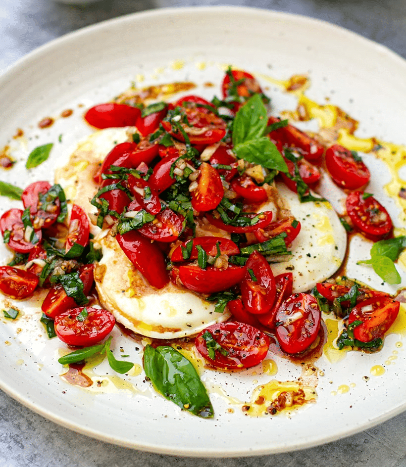 Tomato, Mozzarella, and Basil Salad