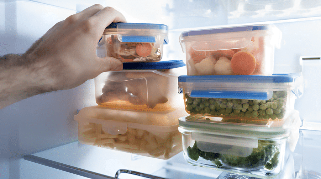 storing items on the fridge