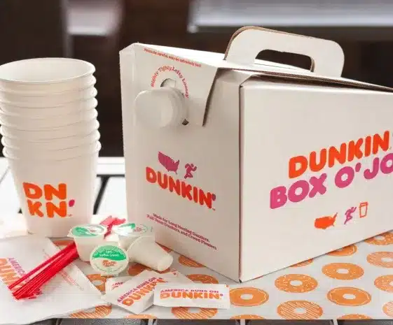 About Dunkin' Donuts' Box of Joe