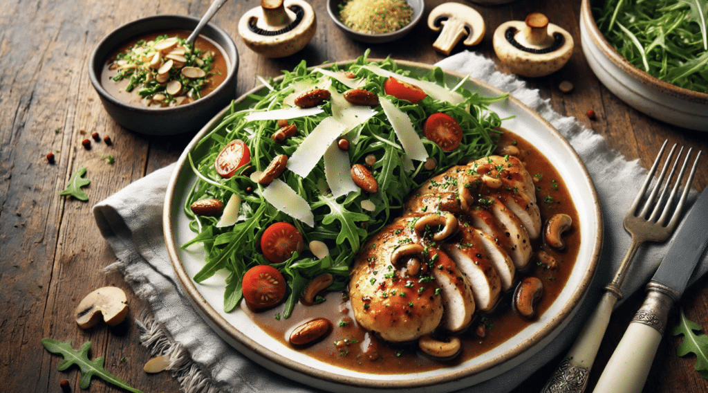 Arugula Salad with Lemon Vinaigrette