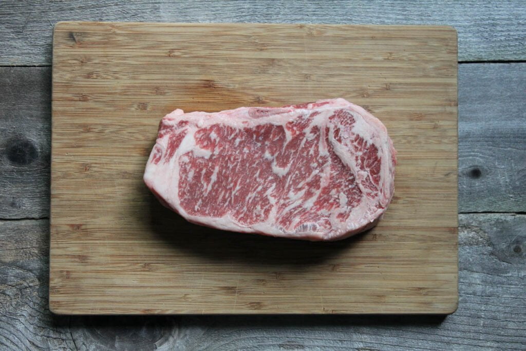 Bone-In Strip Steak (KC Strip, NY Strip)