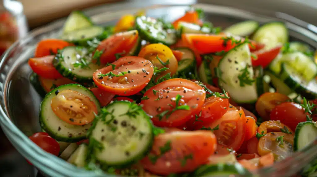 Cucumber Tomato Salad