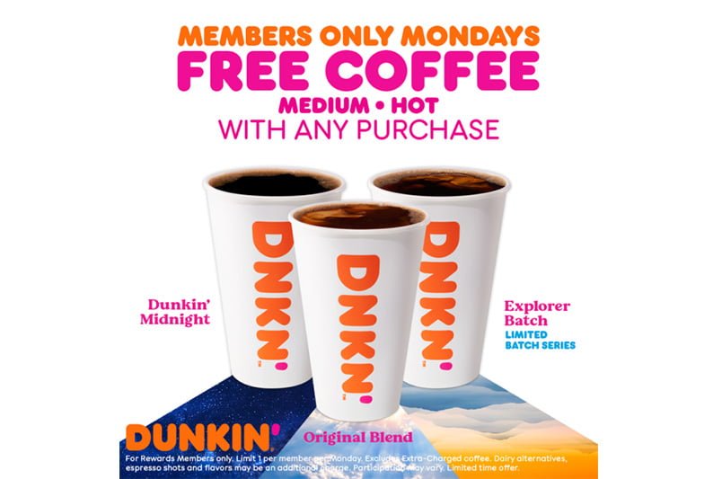 Free Coffee Mondays Details